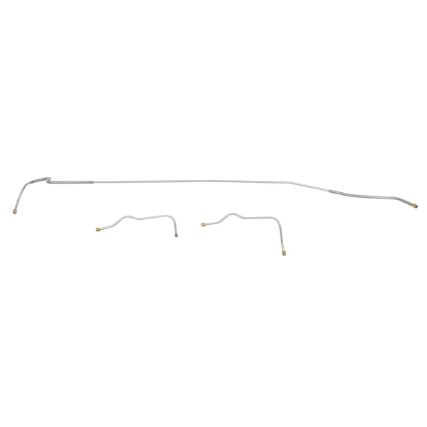 1956-57 Chevrolet Corvette 3/8" Main Fuel Lines 3pc, OE Steel