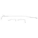1956-57 Chevrolet Corvette 3/8" Main Fuel Lines 3pc, OE Steel
