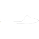 1969 Chevrolet Corvette 1/4" Fuel Return Line 1pc, OE Steel