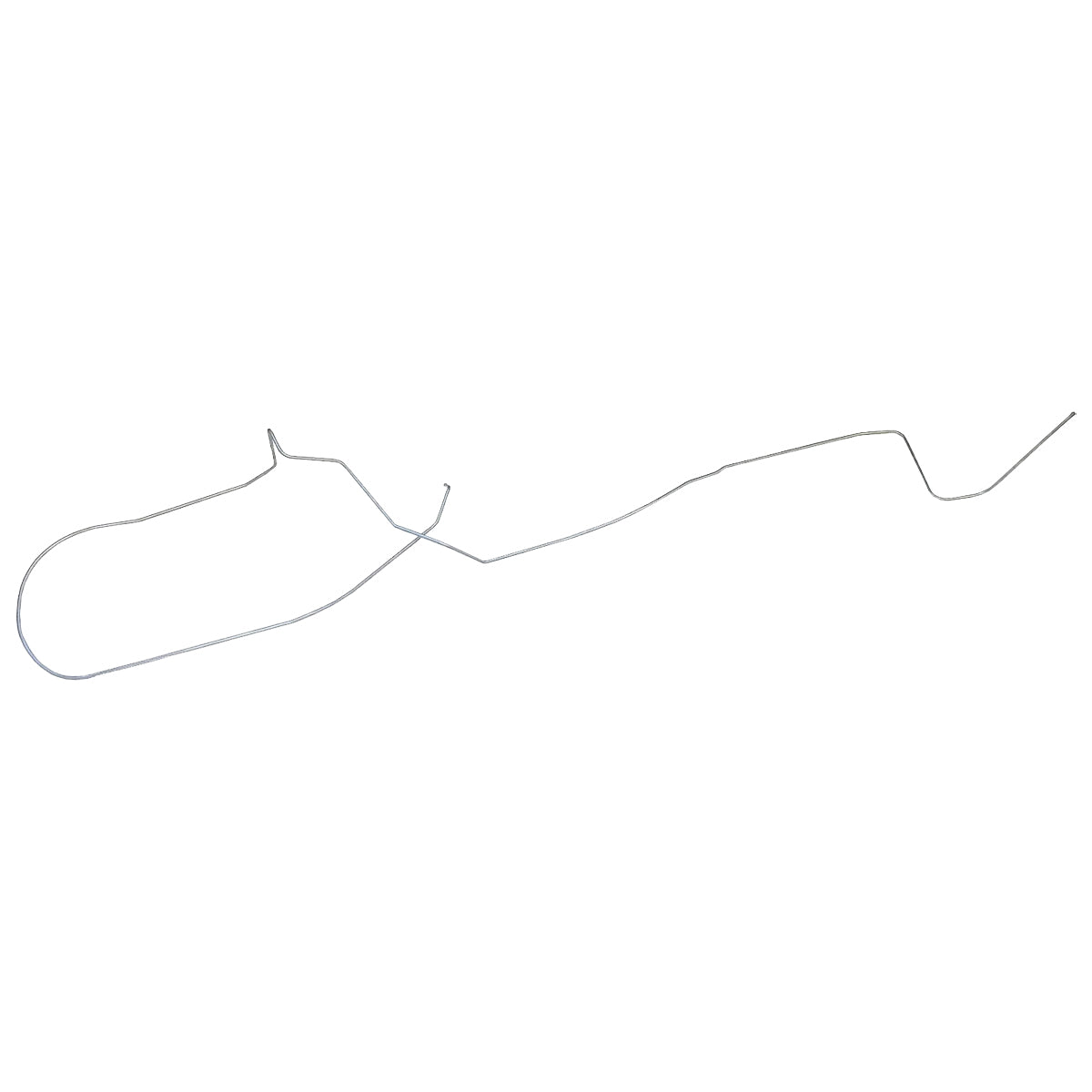 1978-82 Chevrolet Corvette 1/4" Fuel Vapor Line 1pc, OE Steel