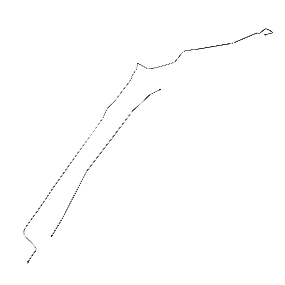 1965-66 Chrysler Newport New Yorker 300L 124.0" WB 5/16" Main Fuel Lines 2pc, OE Steel