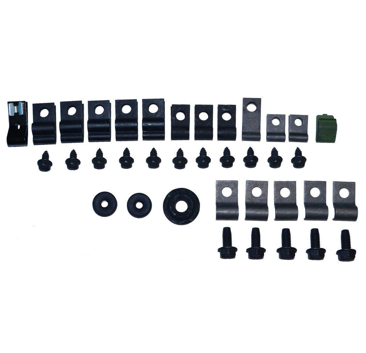 1970 Ford Mustang 8cyl, Hardtop Vapor Line Clip Kit 37pc