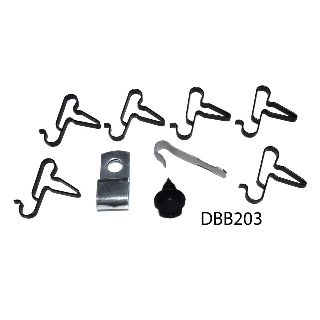 1971-74 Dodge Plymouth B-Body Brake Line Clip Kit 9pc