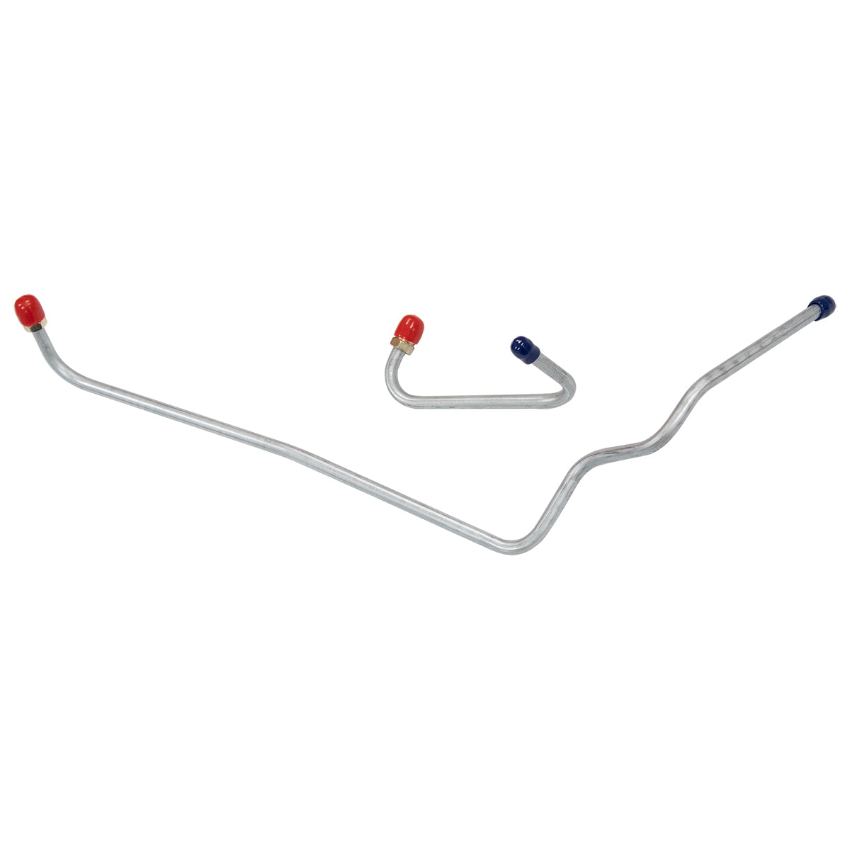 1966 Dodge Coronet Charger 361 383 440CID 4bbl Carter AVS 5/16" Pump to Carb Lines 2pc, OE Steel