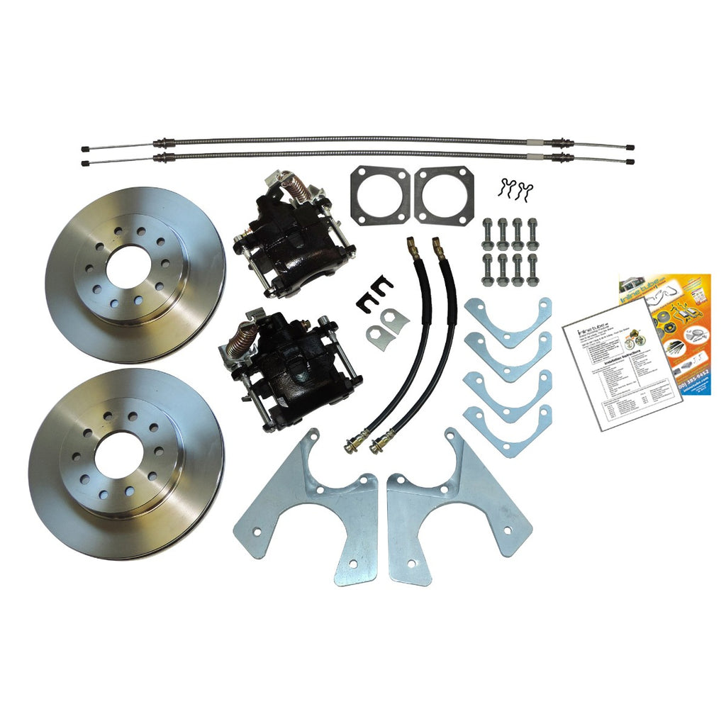 1964-77 GM A, F, X-Body Rear Disc Brake Conversion With Parking Brake