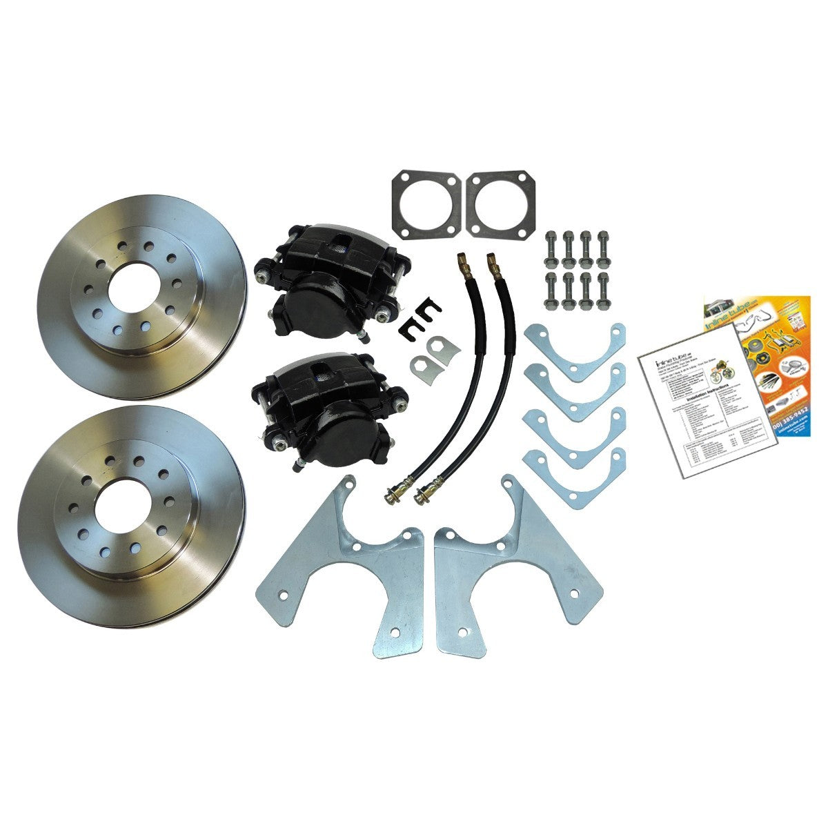 1964-77 GM A-, F-, & X-Body Rear Disc Brake Conversion Without Parking Brake Standard Rotors