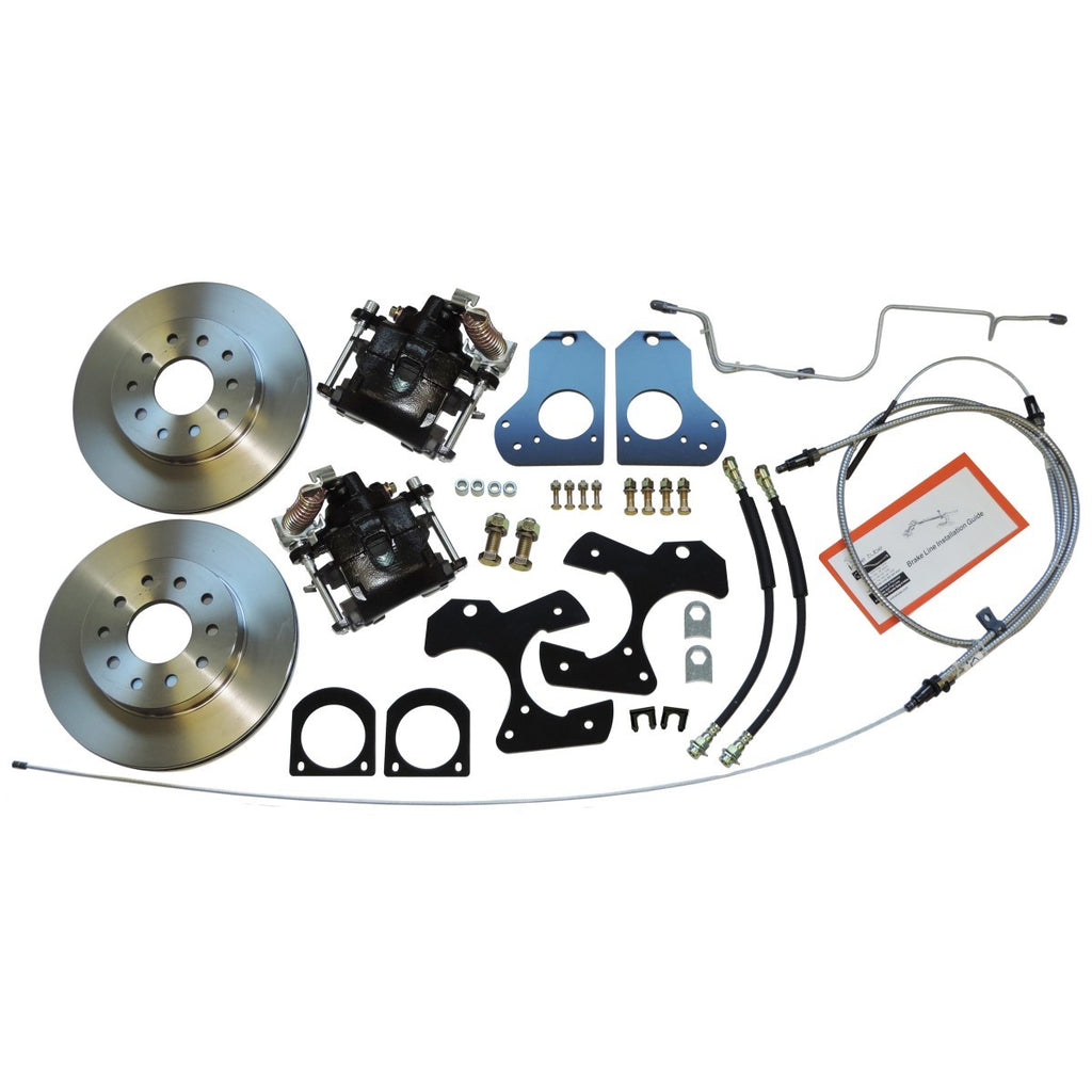 1978-87 GM G-Body Rear Disc Brake Conversion With Standard Rotors And Parking Brake