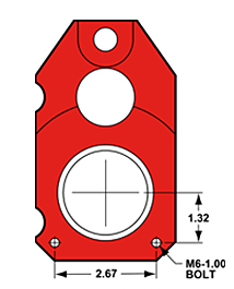 1978-87 GM G-body 1982-93 Camaro, Firebird,  Rear Disc Brake Conversion Kit with Cross Drilled & Slotted Rotors No Parking Brake Cable
