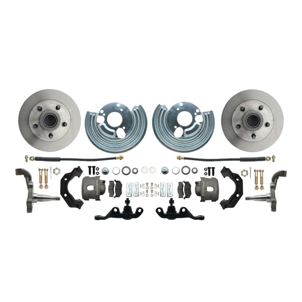 1962-72 Mopar A-Body Wheel Kit 5x4 Bolt Pattern Standard Rotors