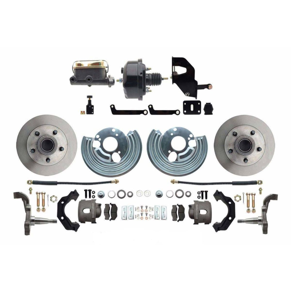 1962-72 Mopar A-Body Complete Disc Brake Conversion Kit 5X4.5 Bolt Pattern Standard Rotors