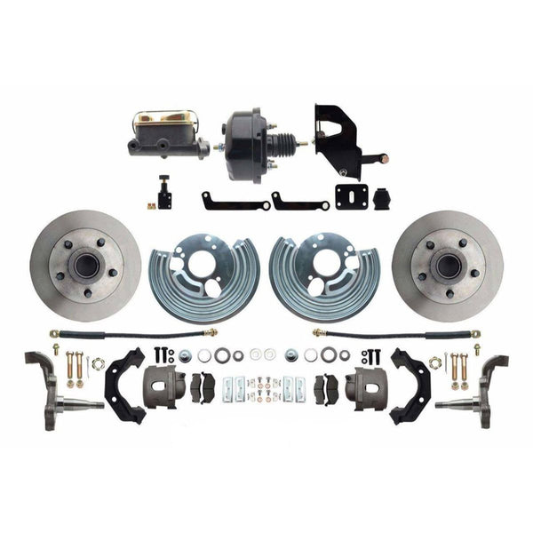 1962-72 Mopar A-Body Complete Disc Brake Conversion Kit 5X4.5 Bolt Pattern Standard Rotors