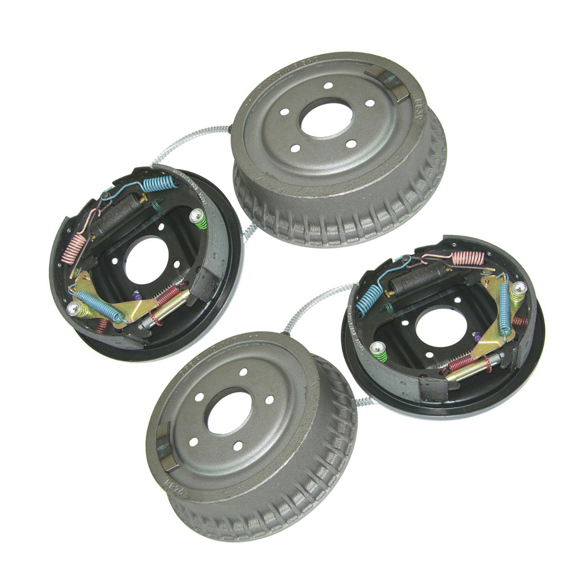 GM X Body 64-67 Chevy II 9-1/2" Drum Kits No Splash Shield