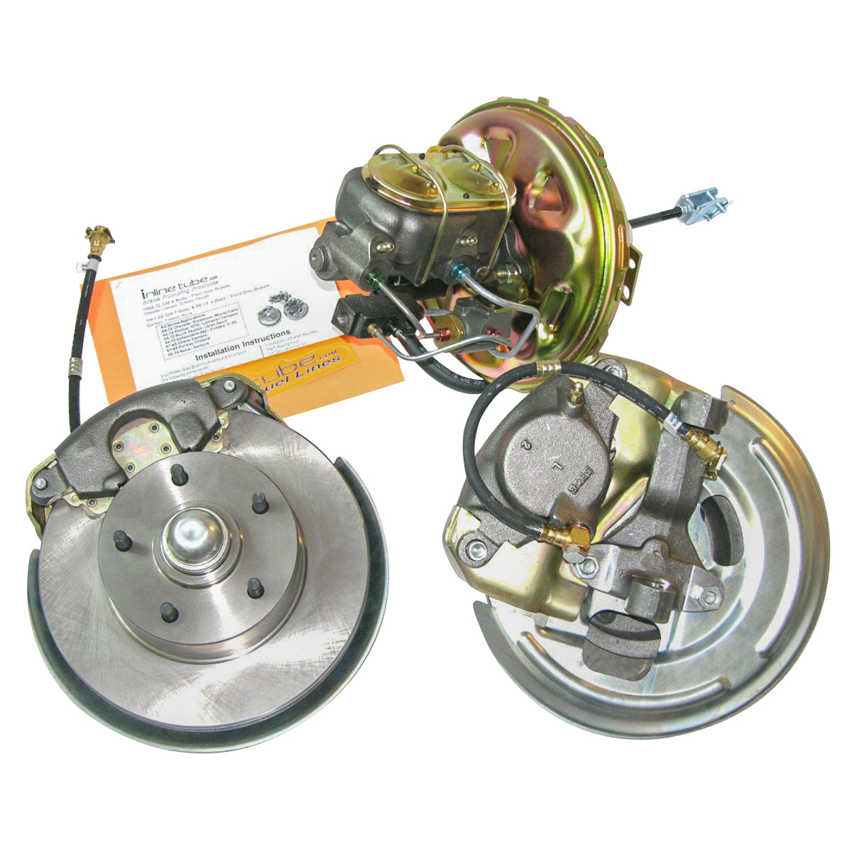 1967 Chevrolet Chevelle Single Piston Power Disc Brake Conversion Kit
