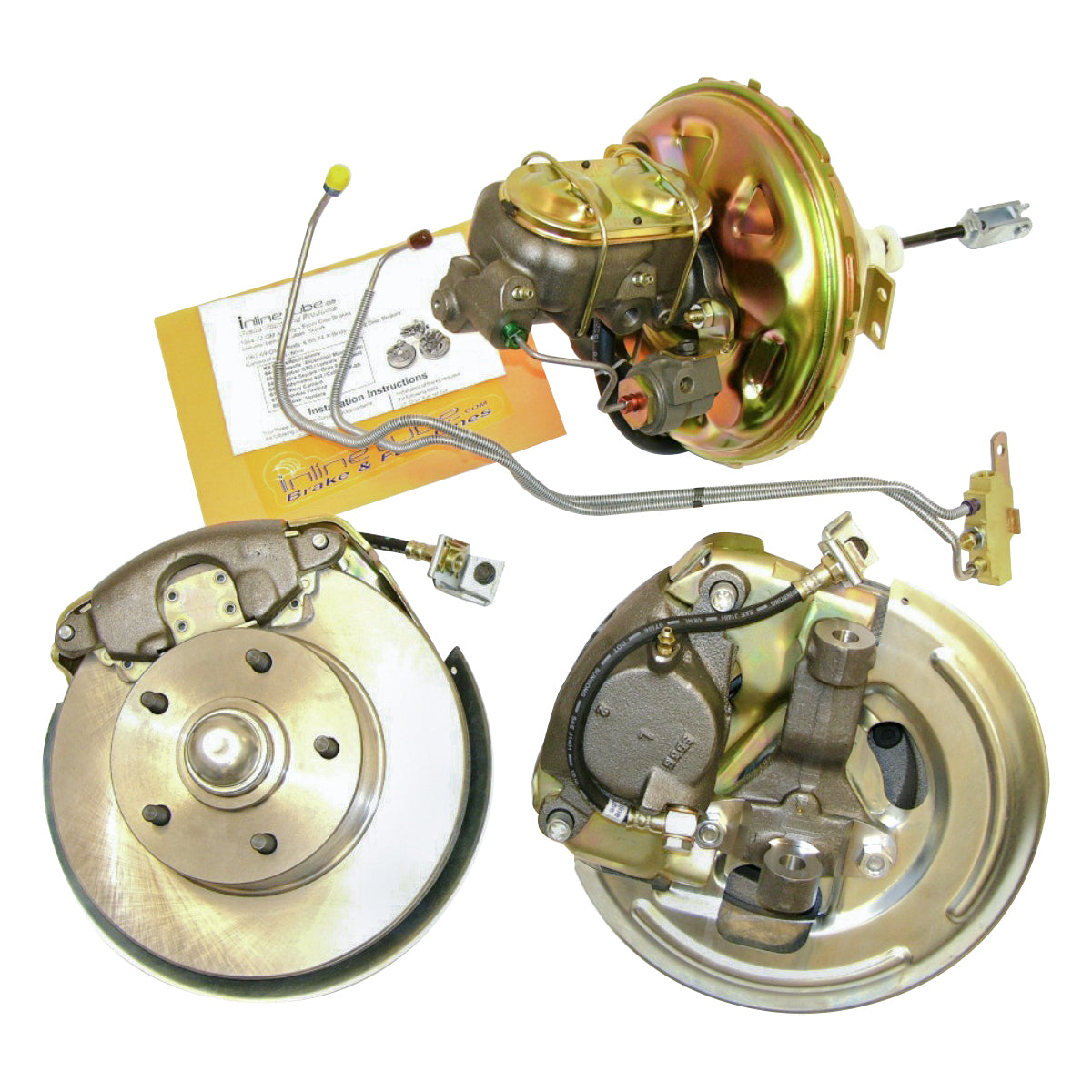 1969 GM A Body Pontiac GTO, Tempest, Lemans Single Piston Power Disc Brake Conversion Kit