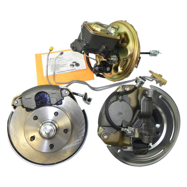 1970 Oldsmobile Cutlass, 442, F-85 single piston power disc brake conversion kit