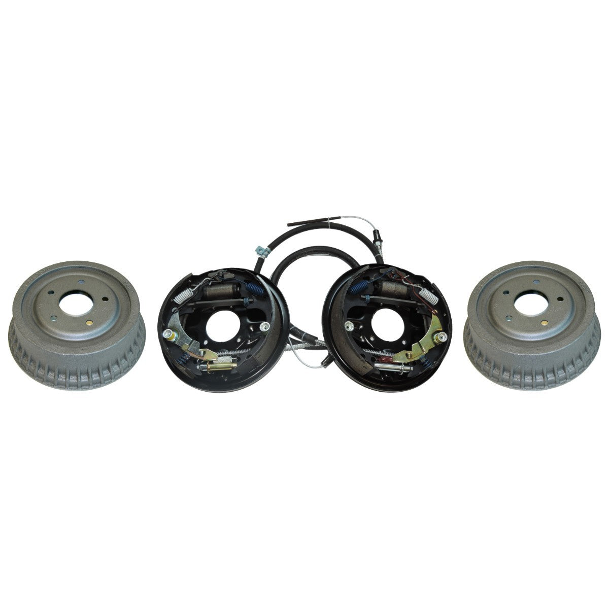1975-81 Chevrolet Camaro 1975-81 Pontiac Firebird 9-1/2" Rear Drum Assemblies, Without Splash Shield