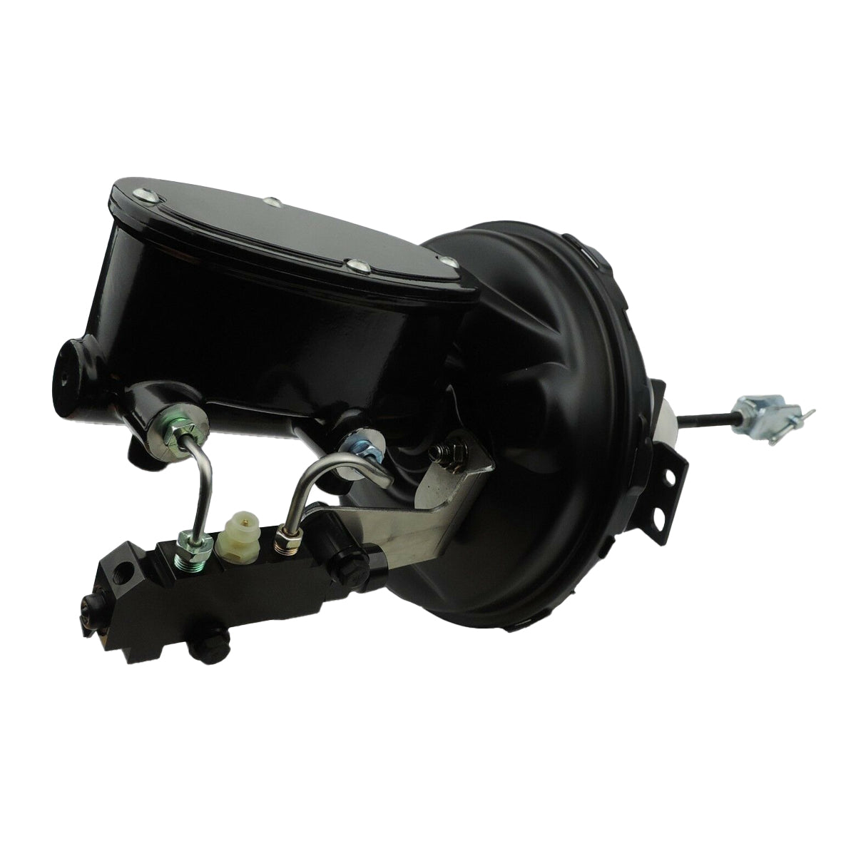 1964-66 GM A-body, Chevelle, GTO, 442, GS Black Disc Brake Conversion Upper Kit.Comes with 9" Delco Style Booster, Factory Bleeder Master Cylinder