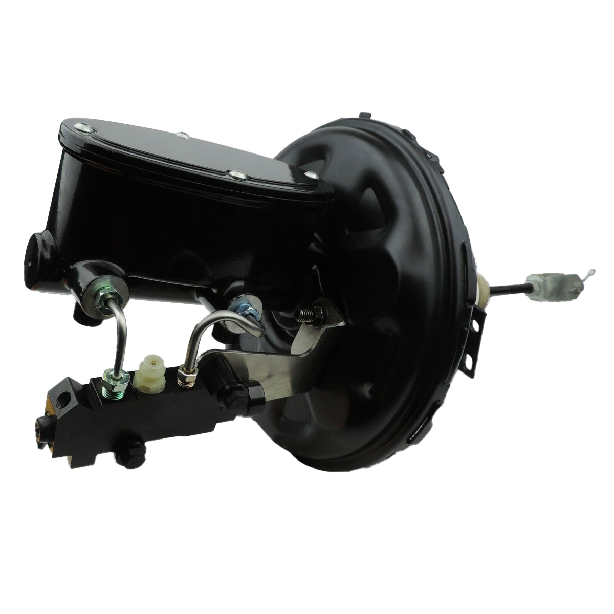 1967-69 GM F-Body, Camaro / Firebird & 68-74 X-Body, Nova / 71-74 Ventura / 73-74 Apollo / Omega & 67 A-body Chevelle, GTO, 442, GS, Black Disc Brake Conversion Upper Kit.  Comes with 11" Delco Style Booster, Oval Master Cylinder