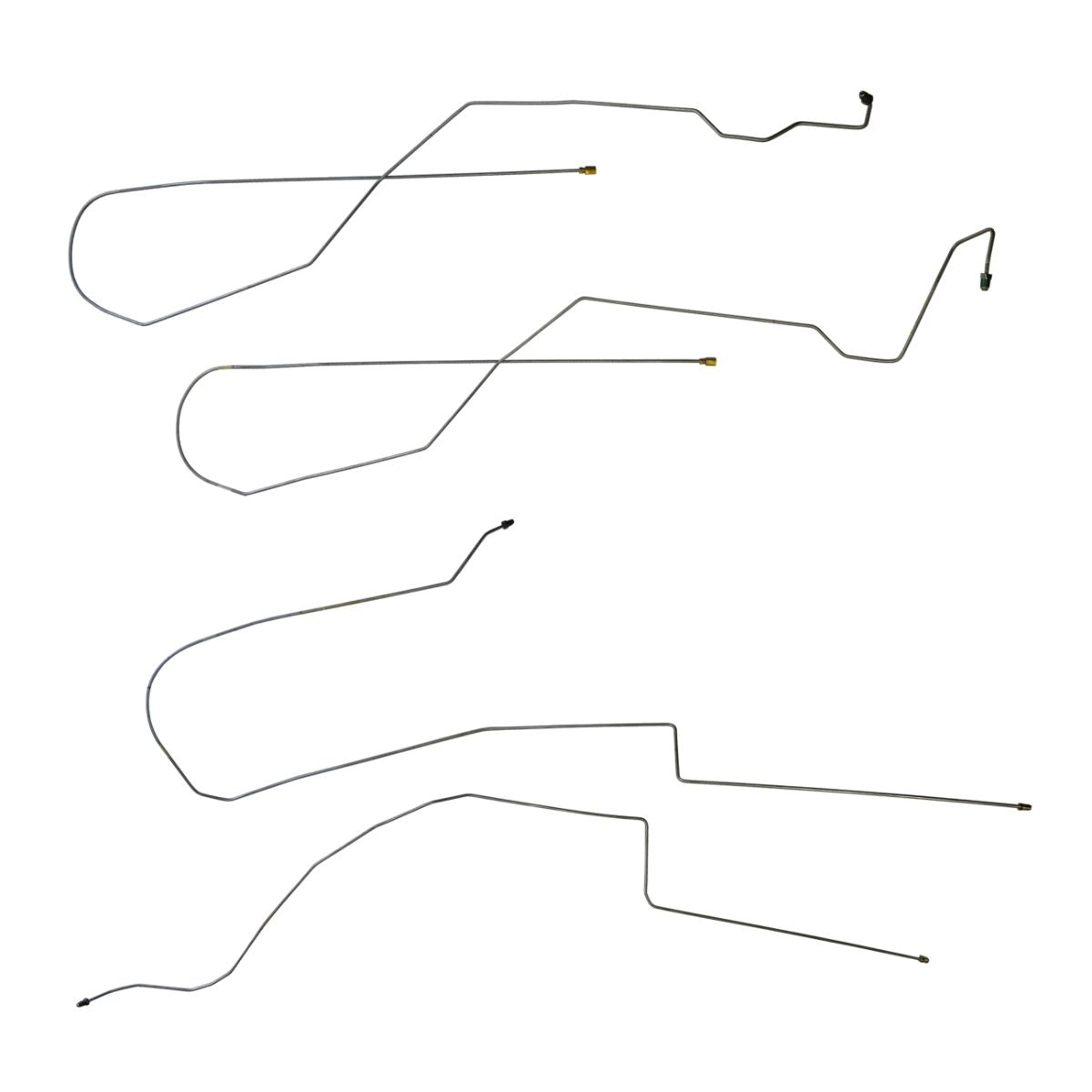 2006-07 Chrysler 300/Dodge Charger/Magnum Disc/Disc with ABS Intermediate Brake Line Kit, 6pc OE Steel