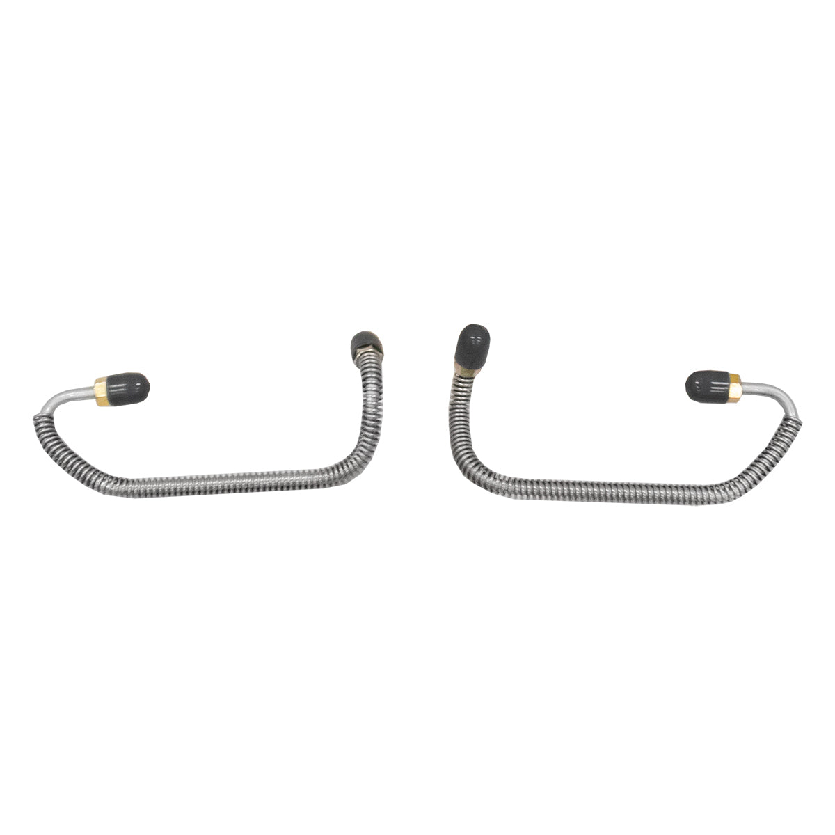 1967-70 Dodge A-Body Dart 3/16" Disc Caliper Lines 2pc, OE Steel