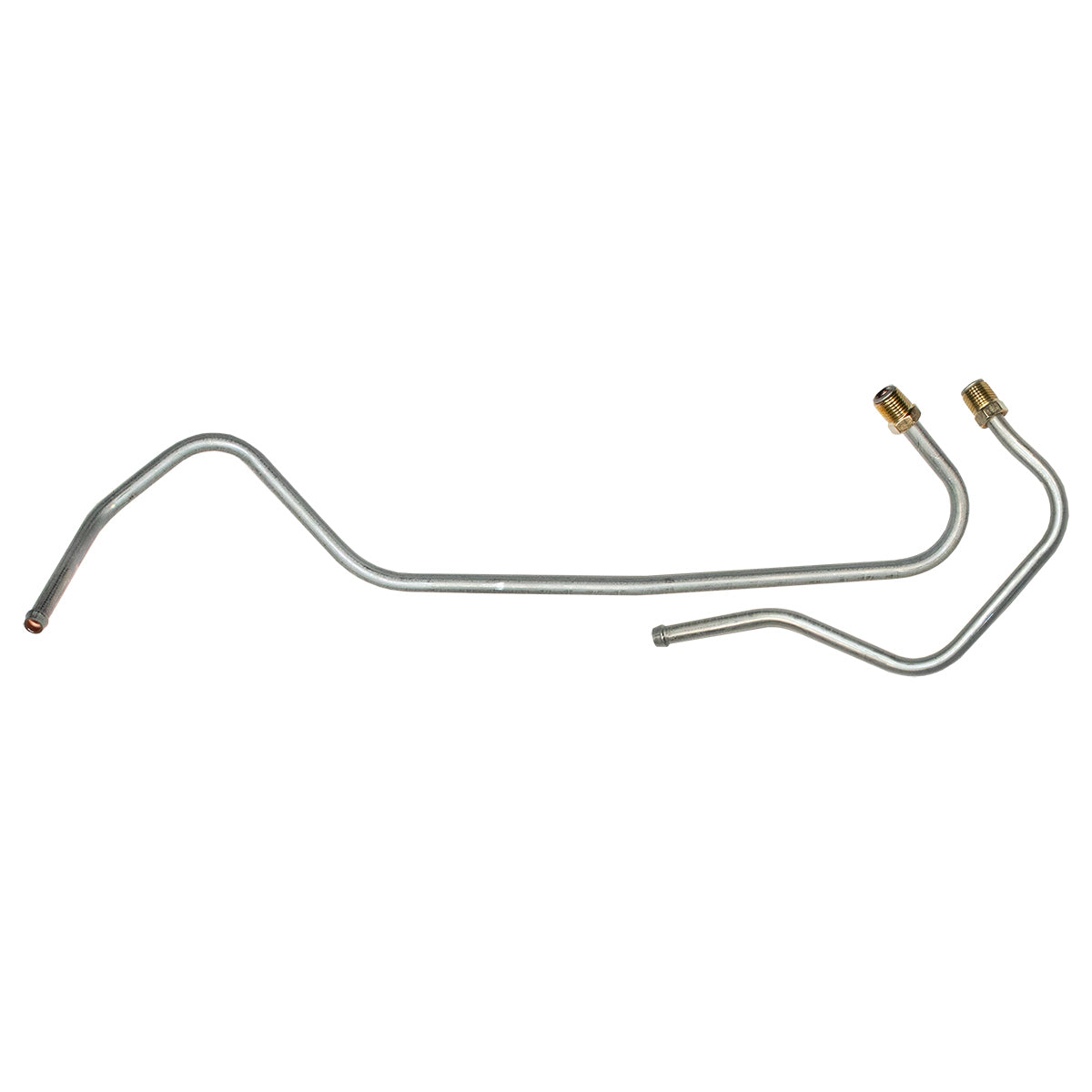 1970-71 Dodge Challenger 340CID 4bbl Carter AVS 5/16" Pump to Carb Lines 2pc, OE Steel