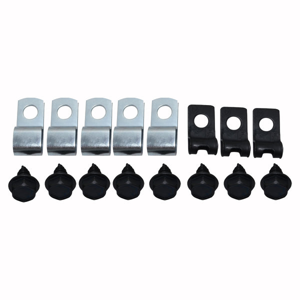 1971 Dodge Plymouth E-Body 5/16" Fuel, 1/4" Vapor Clip Kit 16pc