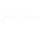 1972-74 Dodge Challenger 3/8" Main Fuel Line 1pc, OE Steel