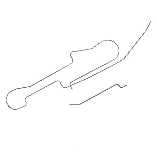 1980-89 Dodge Truck 4WD 3/4-Ton Std. Cab Longbed 1/4" Fuel Return Lines 2pc, OE Steel