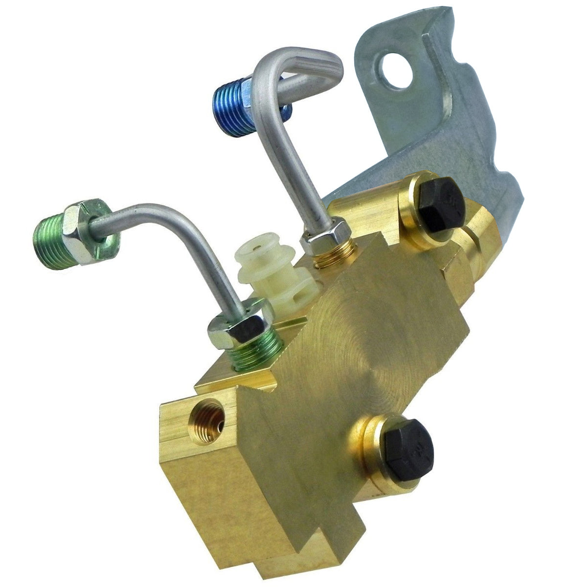 Disc Brake Conversion, Prop. Valve Assembly with Lines & Bracket - SIDE - Disc/Disc