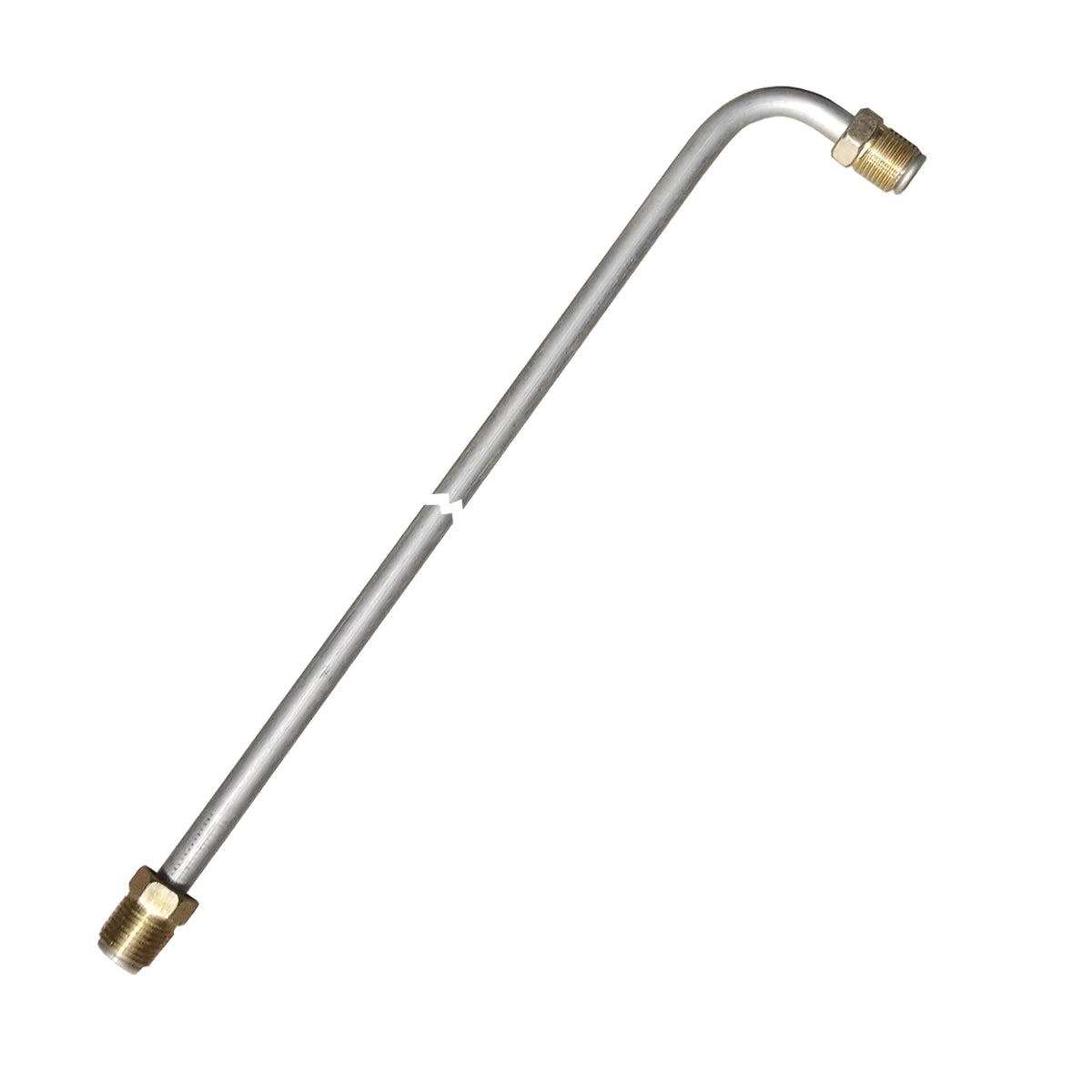 1/4" Tubing 24 Inches Long With 90 Deg Bend One End 7/16-24 Fittings Each End OE Steel