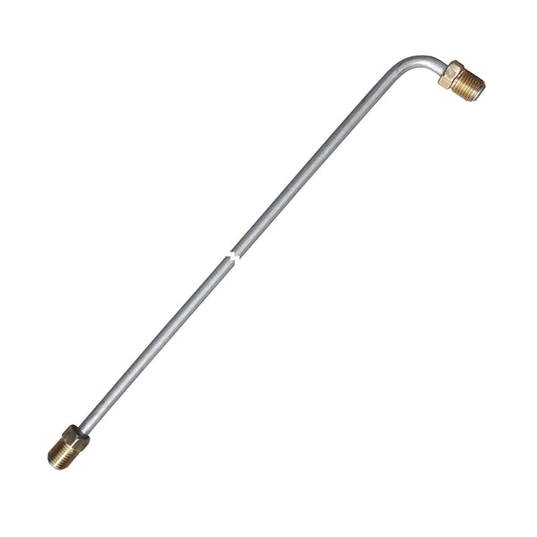 3/16" Tubing 12 Inches Long With 90 Deg Bend One End 3/8-24 Fittings Each End OE Steel