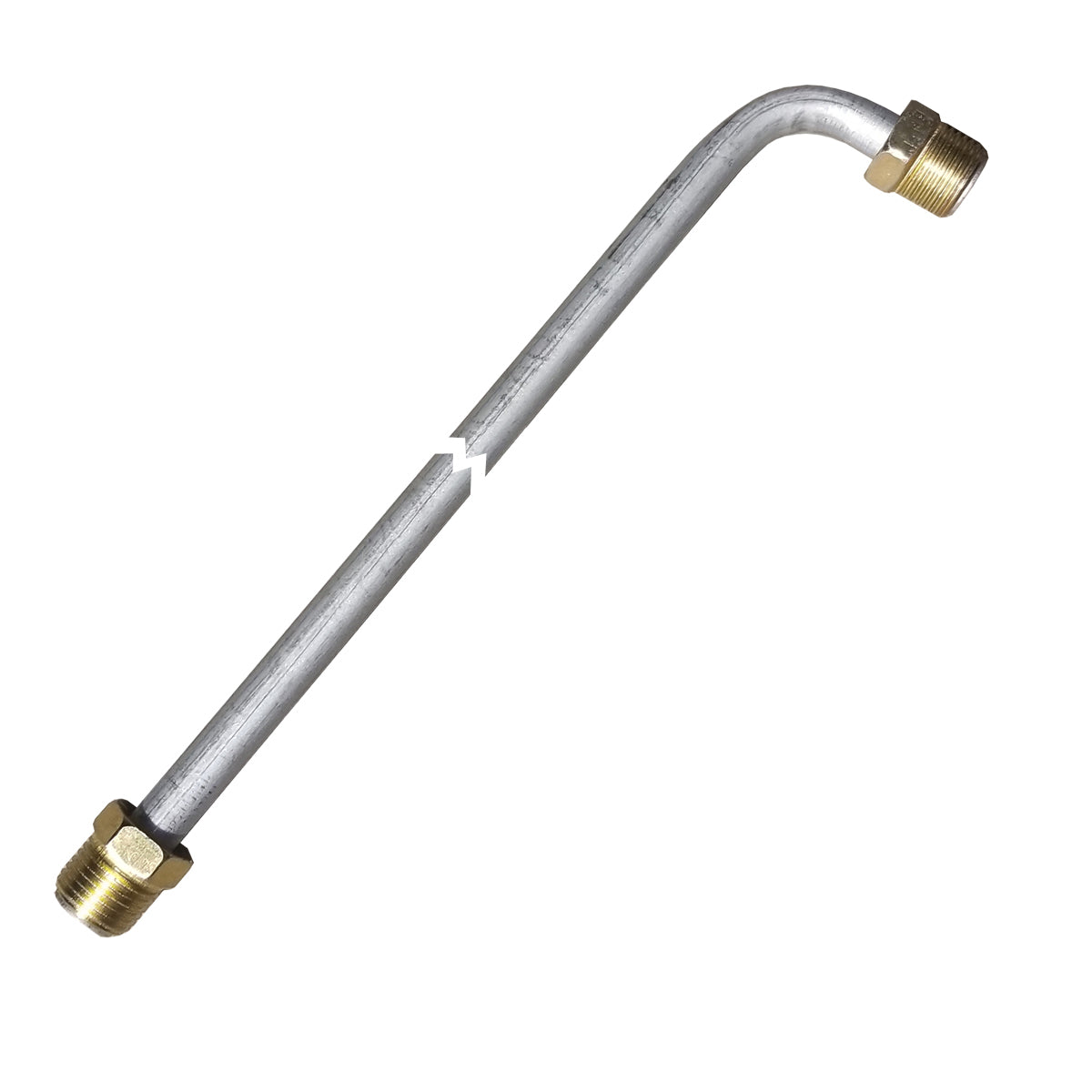 3/8" Tubing 20 Inches Long With 90 Deg Bend One End 5/8-18 Fittings Each End OE Steel