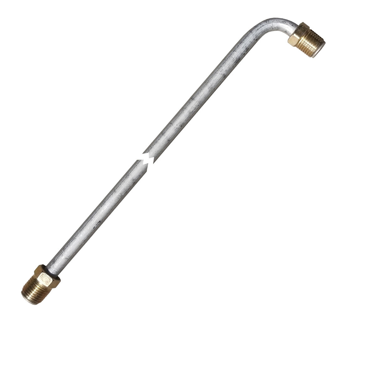 5/16" Tubing 10 Inches Long With 90 Deg Bend One End 1/2-20 Fittings Each End OE Steel