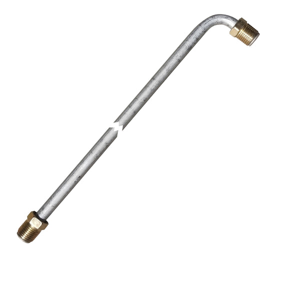 5/16" Tubing 16 Inches Long With 90 Deg Bend One End 1/2-20 Fittings Each End OE Steel
