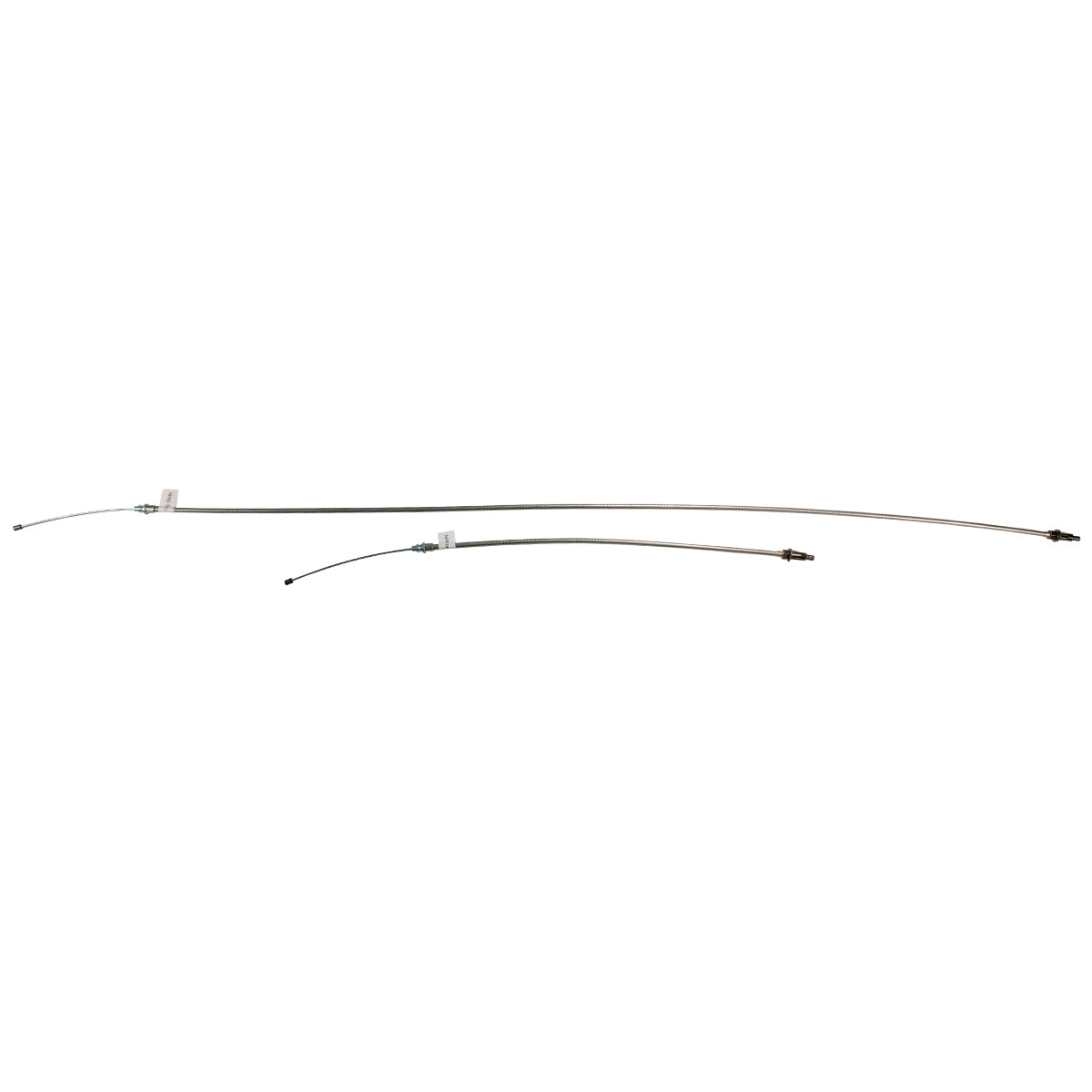 1970-74 Mopar E-body, 35" & 72 3/4'" Rear Disc Brake Conversion Cables, 2pc