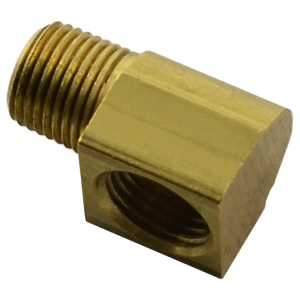 90 Deg Elbow 1/8" Pipe Thread, 7/16"-24 Female Inverted Flare - Brass
