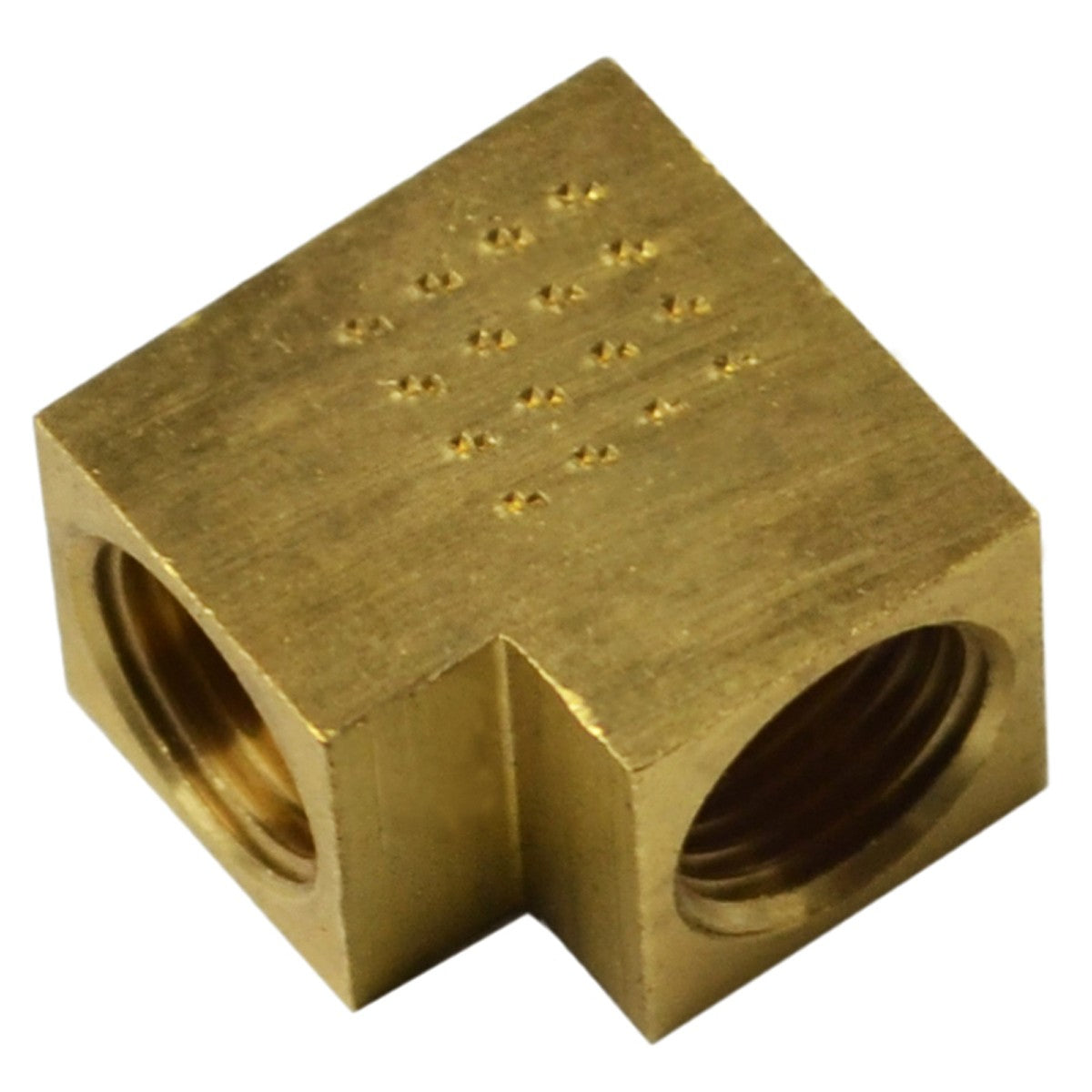 90 Degree Elbow 7/16-24 female to 7/16-24 Female, Brass