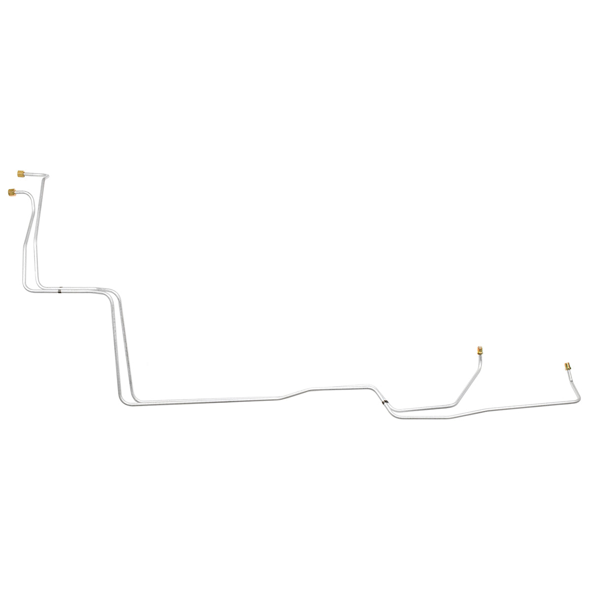 1970-71 Ford Torino Fairlane C4 5/16" Transmission Cooler Lines 2pc, OE Steel