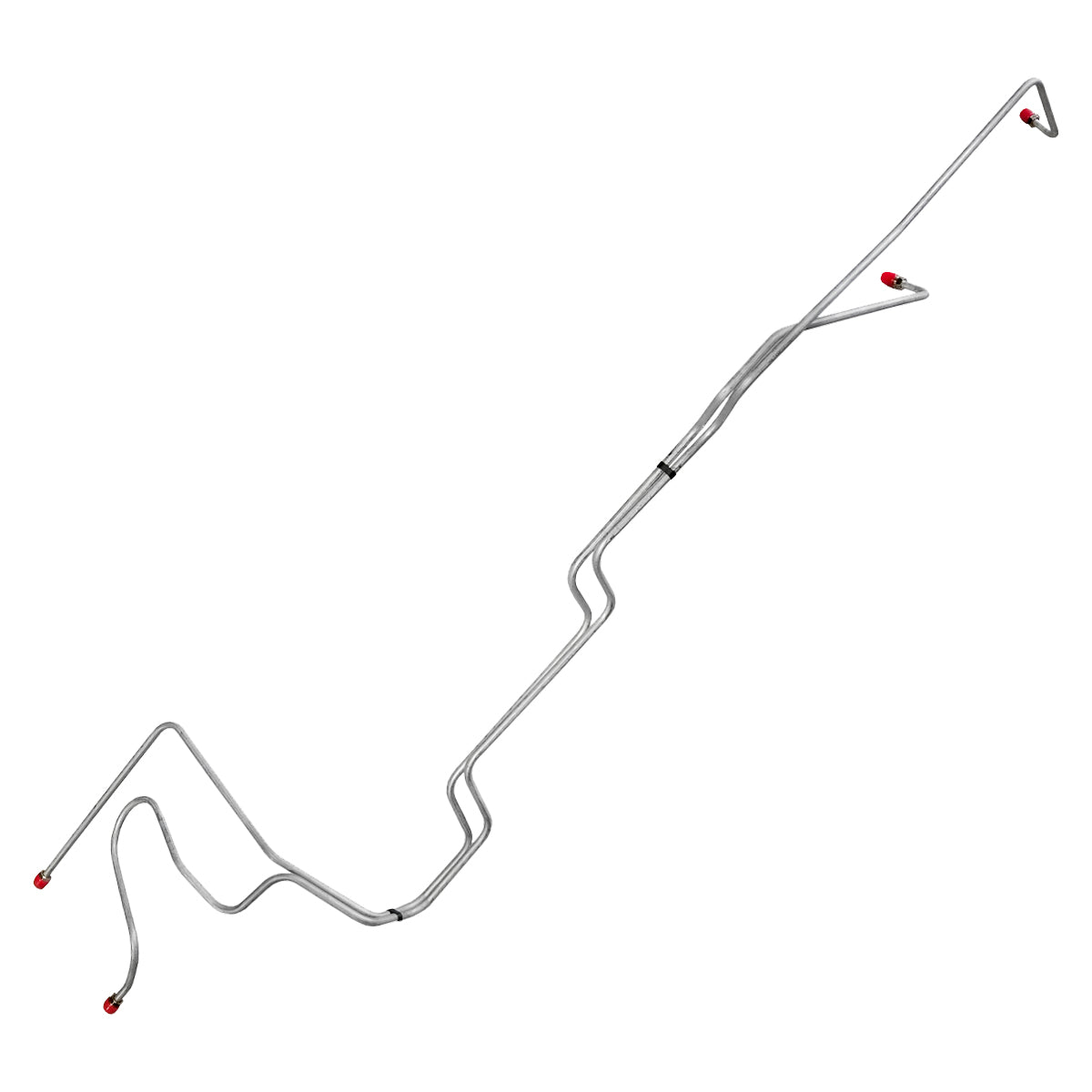 1966 Ford Mustang V8 C4 5/16" Trans Cooler Lines 2pc, OE Steel