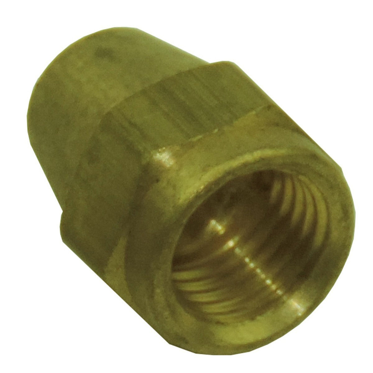 1/4" Female Nut 7/16"-20 threads, 9/16 Hex 45 degree