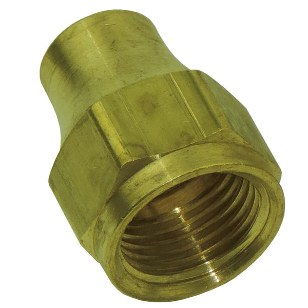 3/8" Female Nut, 3/4"-18 threads, 45 degree