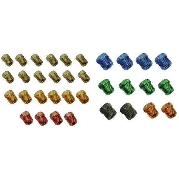 Brake Line Tube Nut Fitting Pack For 3/16 & 1/4 Tube 34pc OE