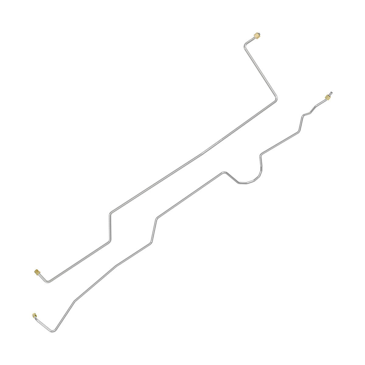 1959 Ford Custom Fairlane 5/16" Trans Cooler Lines 2pc, OE Steel