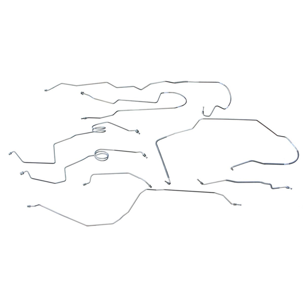 1976-79 Ford F100 F150 4WD Std Cab Short Bed Power Disc Brake Line Kit OE Steel
