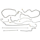 1997-03 Ford F150 4WD Ext. Cab Shortbed Four-Wheel ABS Power Disc w/ Rear Drums Complete Brake Line Kit 7pc, OE Steel