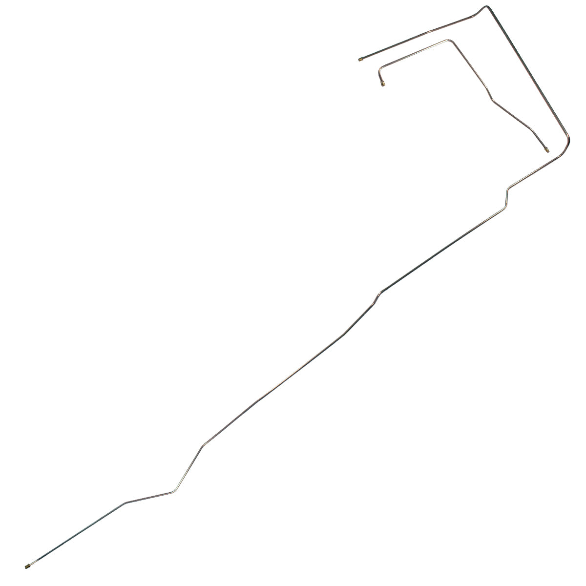 1956 Ford Truck F100 F150 6CYL 5/16" Main Fuel Lines 2pc, OE Steel