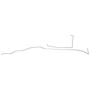 1965-66 Ford Truck F100 F150 V8 5/16" Main Fuel Lines 2pc OE Steel