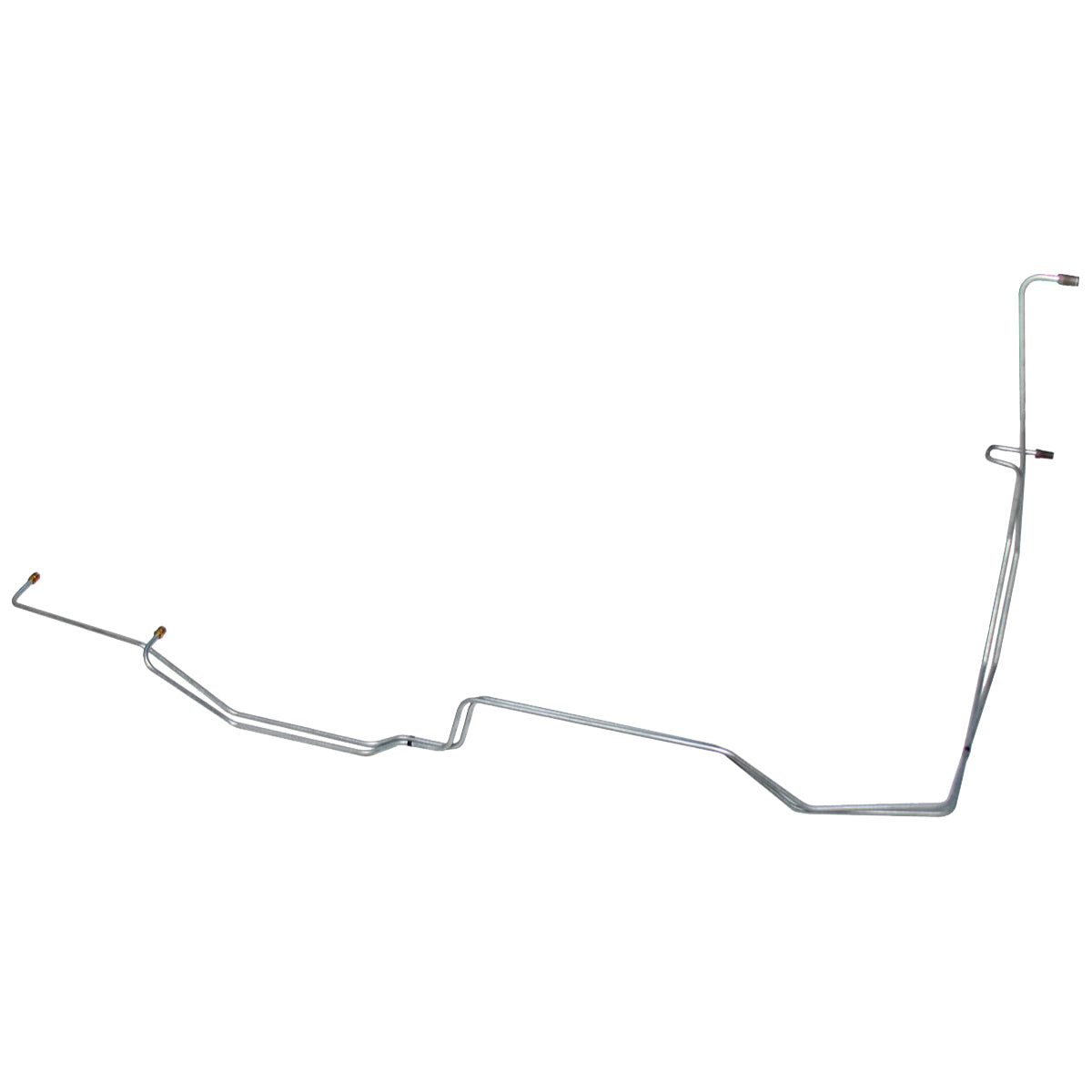 1980-86 Ford Truck 2WD C6 (Std. Cooling) 5/16" Trans Cooler Lines 2pc, OE Steel