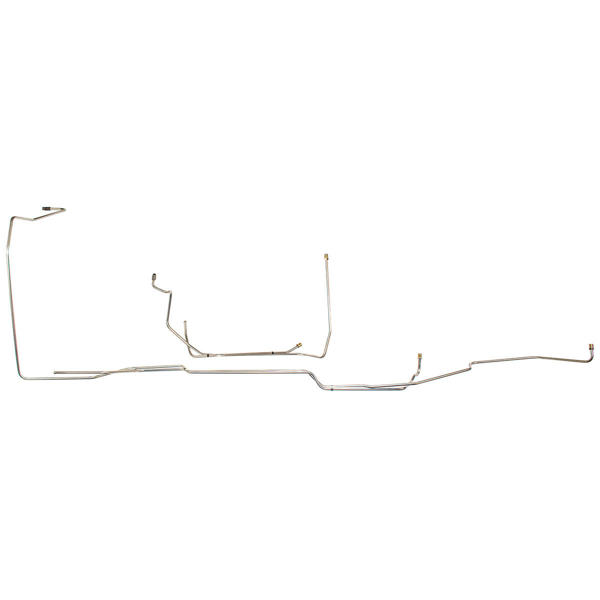 1994-97 Ford Truck 4WD E4OD 5/16" Trans Cooler Lines 4pc, OE Steel