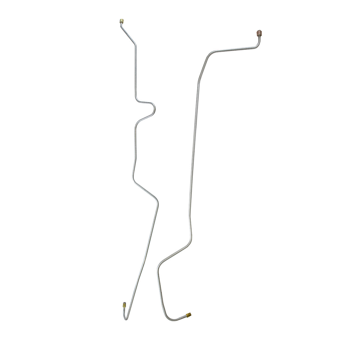 1956 Ford Thunderbird 5/16" Trans Cooler Lines w/Expansion Loop 2pc, OE Steel